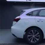 Matte White Purple Car Vinyl Wrap