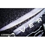 Gloss Black Forged Carbon Car Vinyl Wrap