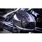 Gloss Black Forged Carbon Car Vinyl Wrap