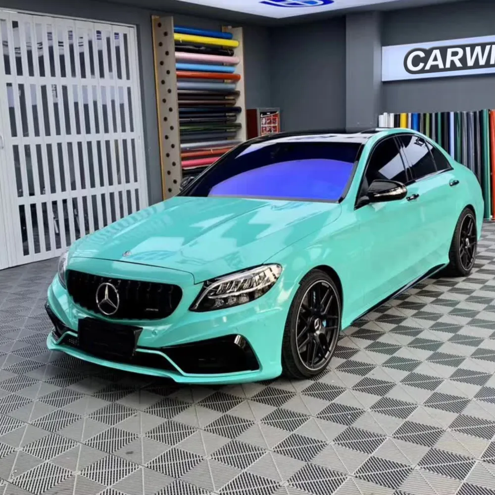 tiffany blue car wrap