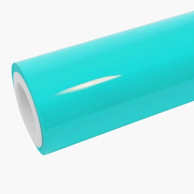 Super Gloss Tiffany Blue Car Vinyl Wrap 02