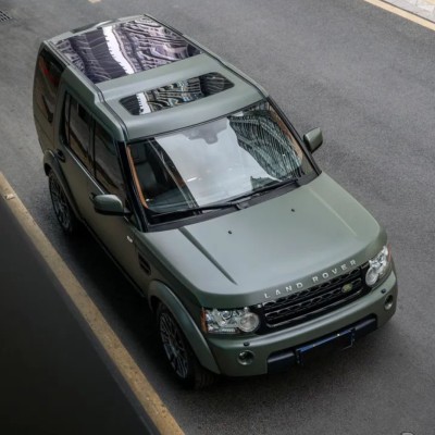 Matte Military Green Car Vinyl Wrap 02