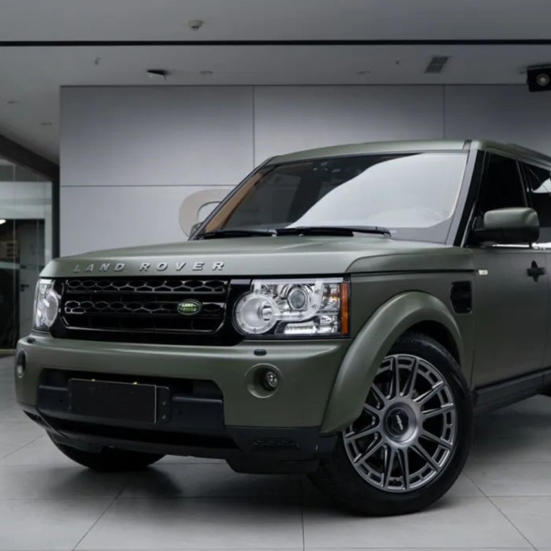 Matte Military Green Car Vinyl Wrap