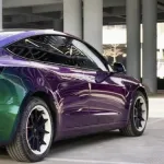 Gloss Metallic Green Galaxy Car Vinyl Wrap
