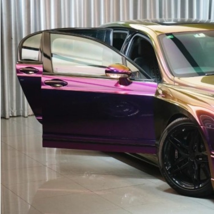  Gloss Shifting Green Purple Car Wrap