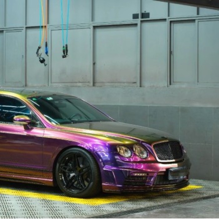  Gloss Shifting Green Purple Car Wrap