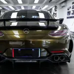Gloss Metallic Midnight Gold Car Vinyl Wrap
