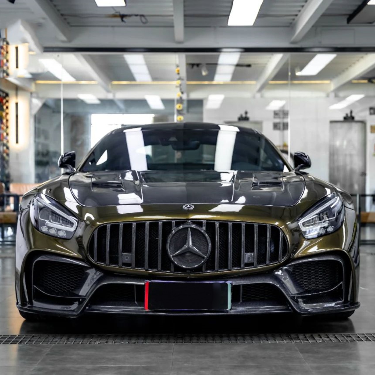 Gloss Metallic Midnight Gold Car Vinyl Wrap