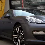 Satin Dark Gray Vinyl Wrap Car Vinyl Wrap
