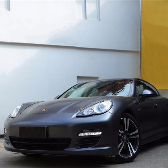 Quality Satin Dark Gray Vinyl Wrap Car Wrap For Sale