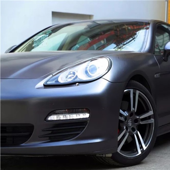 Quality Satin Dark Gray Vinyl Wrap Car Wrap For Sale