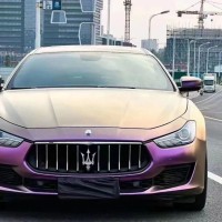 Matte Shifting Gold Purple Car Wrap