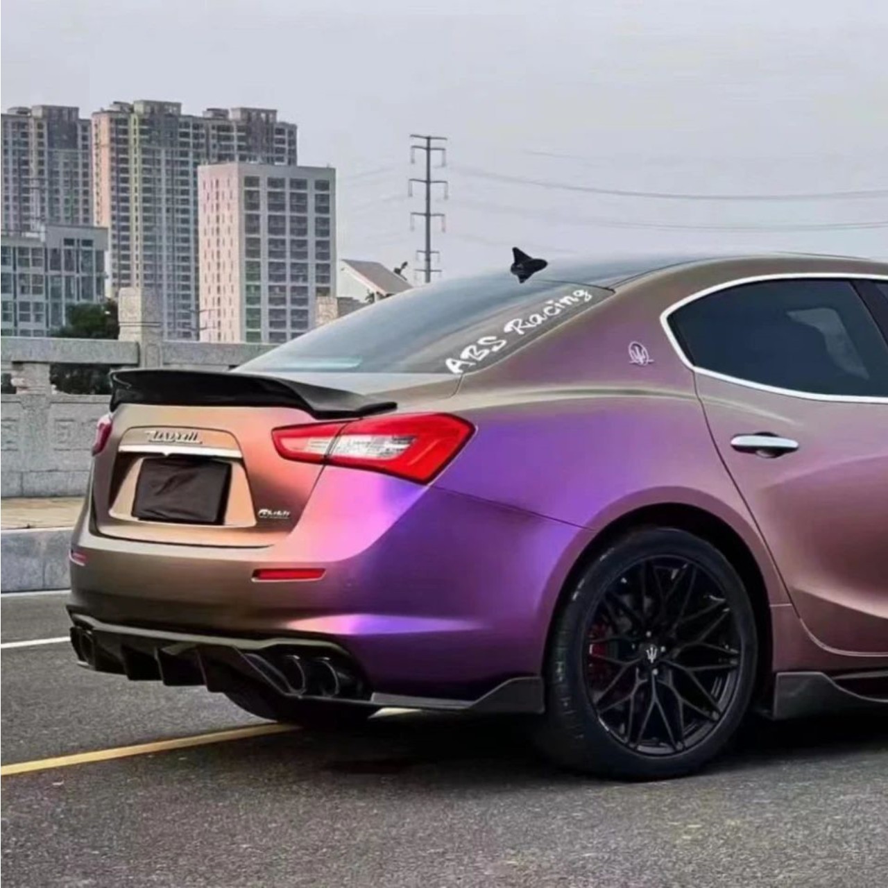 Matte Diamond Red Copper Car Vinyl Wrap