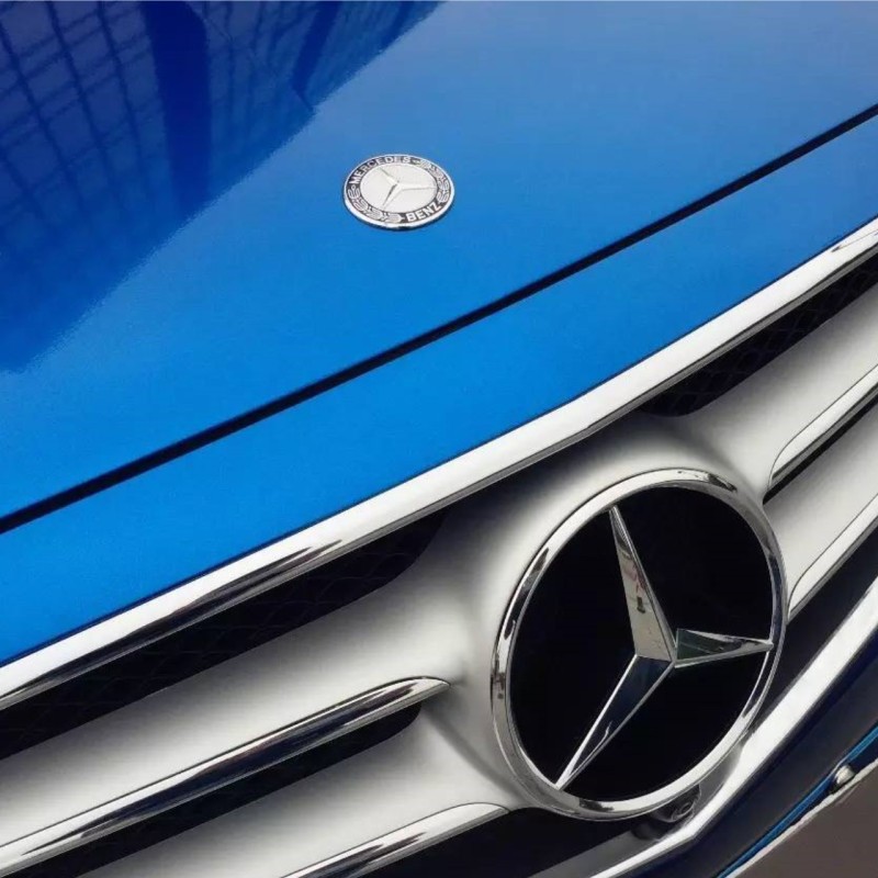 Gloss Metallic Jazz Blue Car Vinyl Wrap