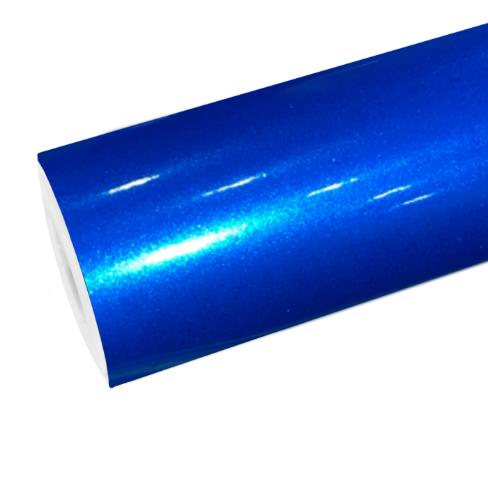 Quality Gloss Metallic Jazz Blue Car Vinyl Wrap For Sale