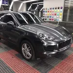 Metal Space Grey Car Vinyl Wrap