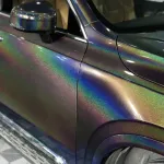 Rainbow Metallic Majestic Dark Gray Car Vinyl Wrap