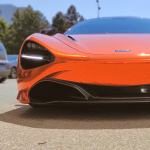Chrome Mirror Orange Car Vinyl Wrap