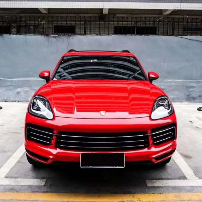  Super Gloss Carmine Red Car Vinyl Wrap