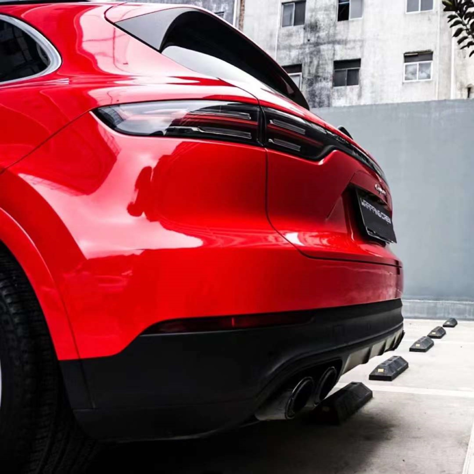  Super Gloss Carmine Red Car Vinyl Wrap