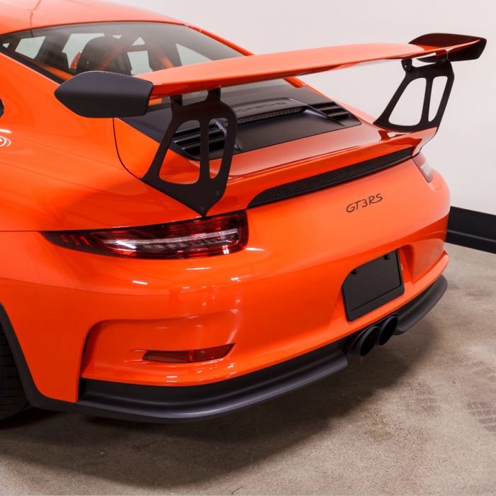 Super Gloss Lava Orange Car Wrap [Porsche OEM Color]
