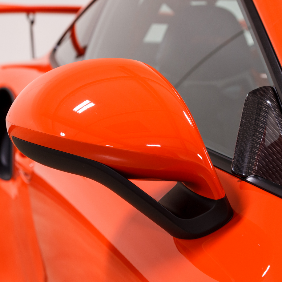 Super Gloss Lava Orange Car Vinyl Wrap [Porsche OEM Color]
