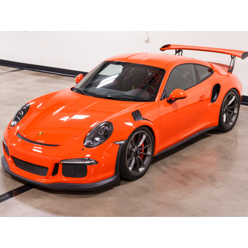 Super Gloss Lava Orange Car Vinyl Wrap [Porsche OEM Color]