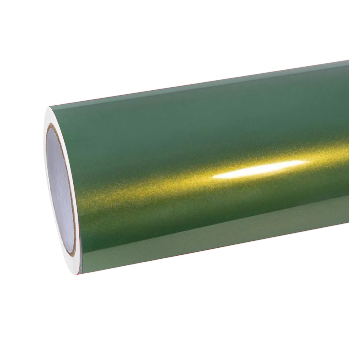 Candy Metallic Emerald Olive Car Vinyl Wrap