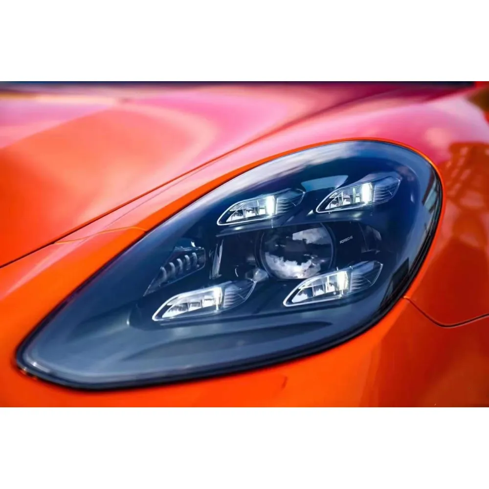 Gloss Metallic Gold Orange Car Vinyl Wrap