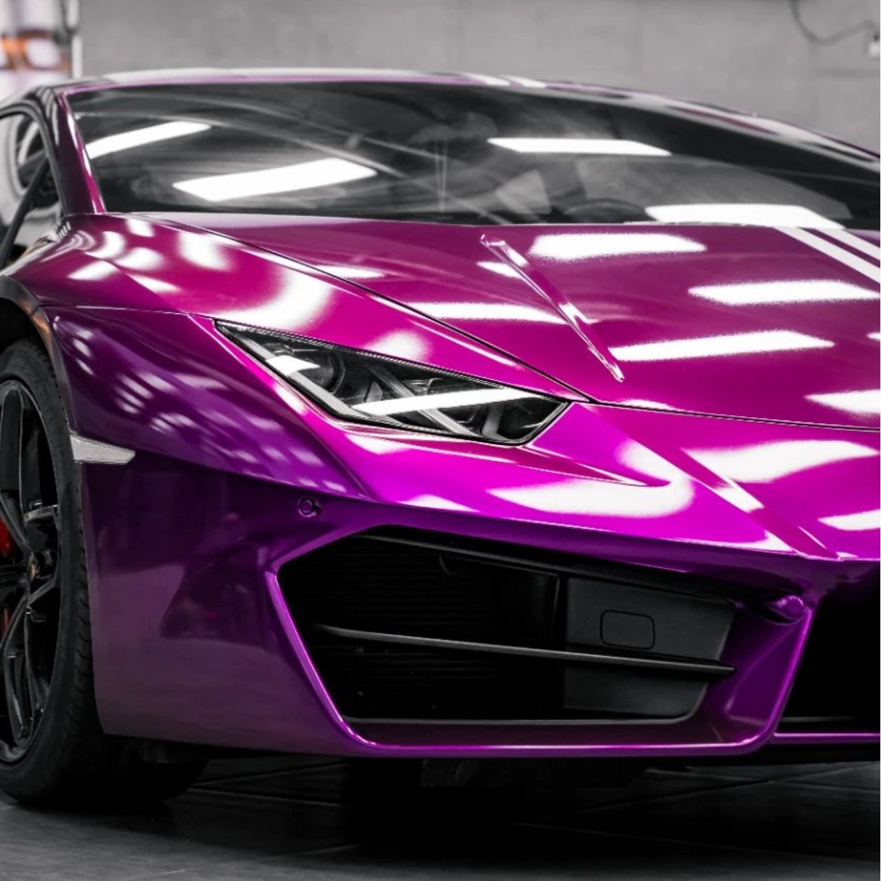 Quality Gloss Metallic Grape Purple Car Vinyl Wrap For Sale