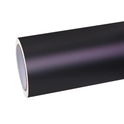 Matte Dark Purple Vinyl Wrap Car Wrap 01