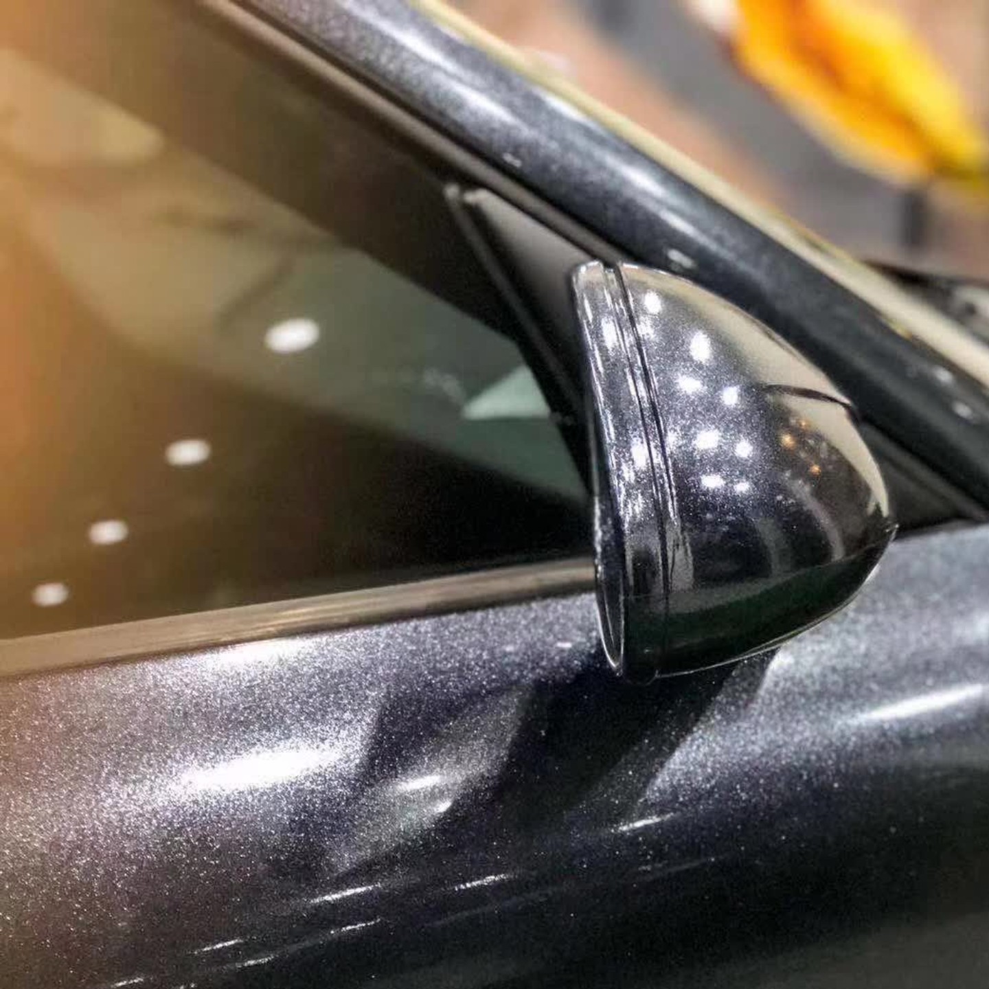 Gloss Black Diamond Car Vinyl Wrap