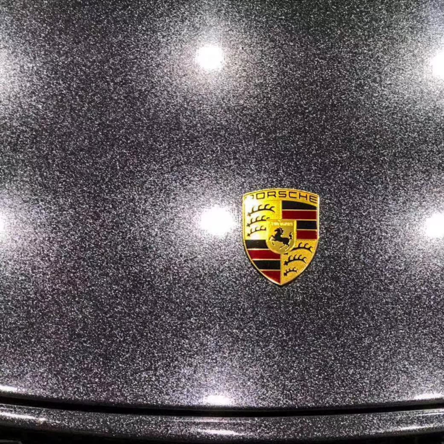 Gloss Black Diamond Car Vinyl Wrap