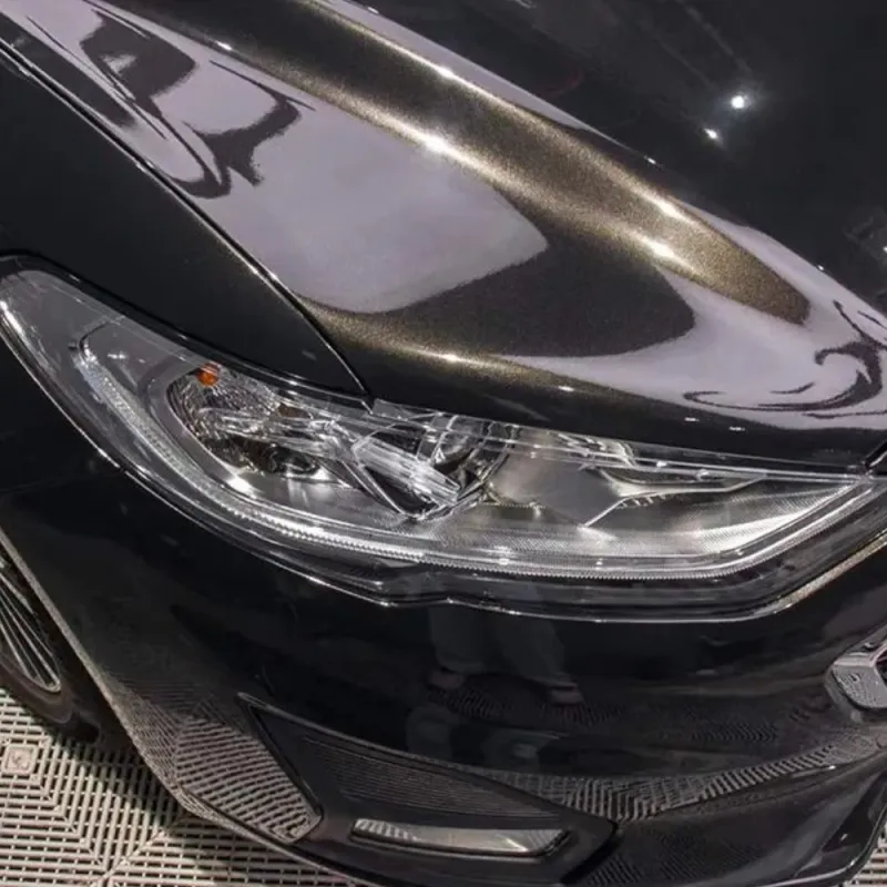 Gloss Galaxy Black Car Vinyl Wrap