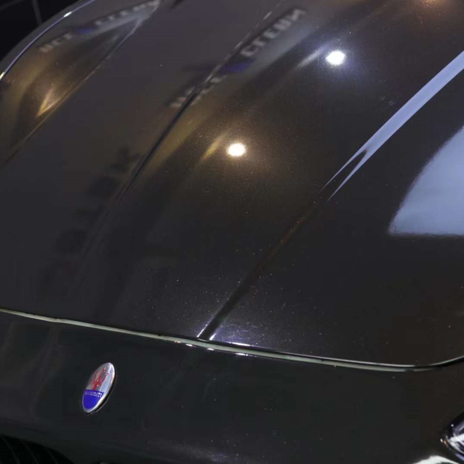Gloss Metallic Graphite Gray Car Vinyl Wrap