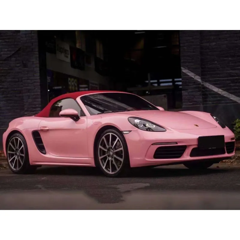 Gloss Rouge Pink Car Vinyl Wrap