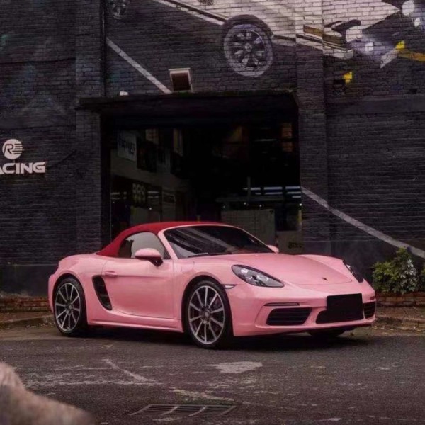 Gloss Rouge Pink Car Wrap