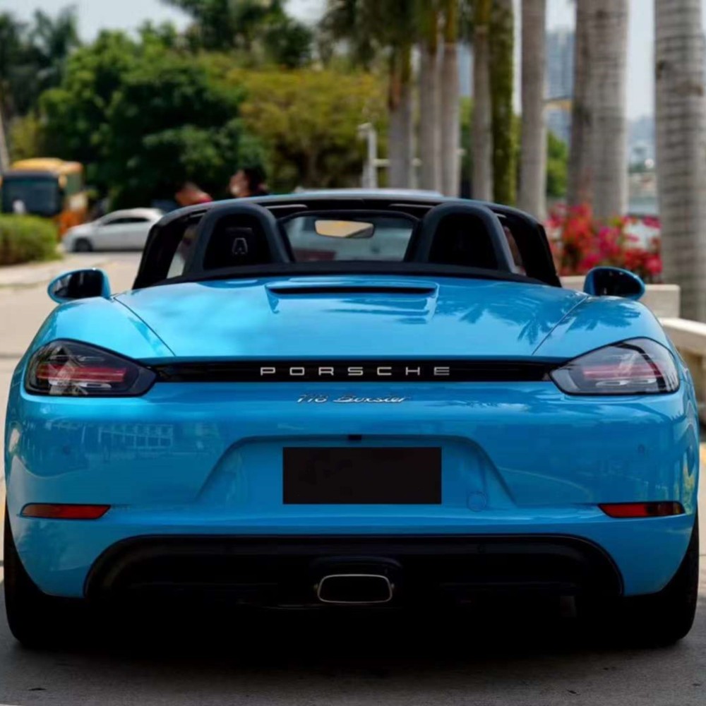 Gloss Crystal Blue Sky Car Vinyl Wrap