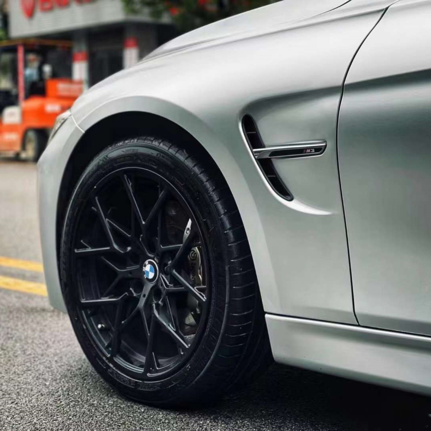 Matte Metallic Metal Silver Car Vinyl Wrap