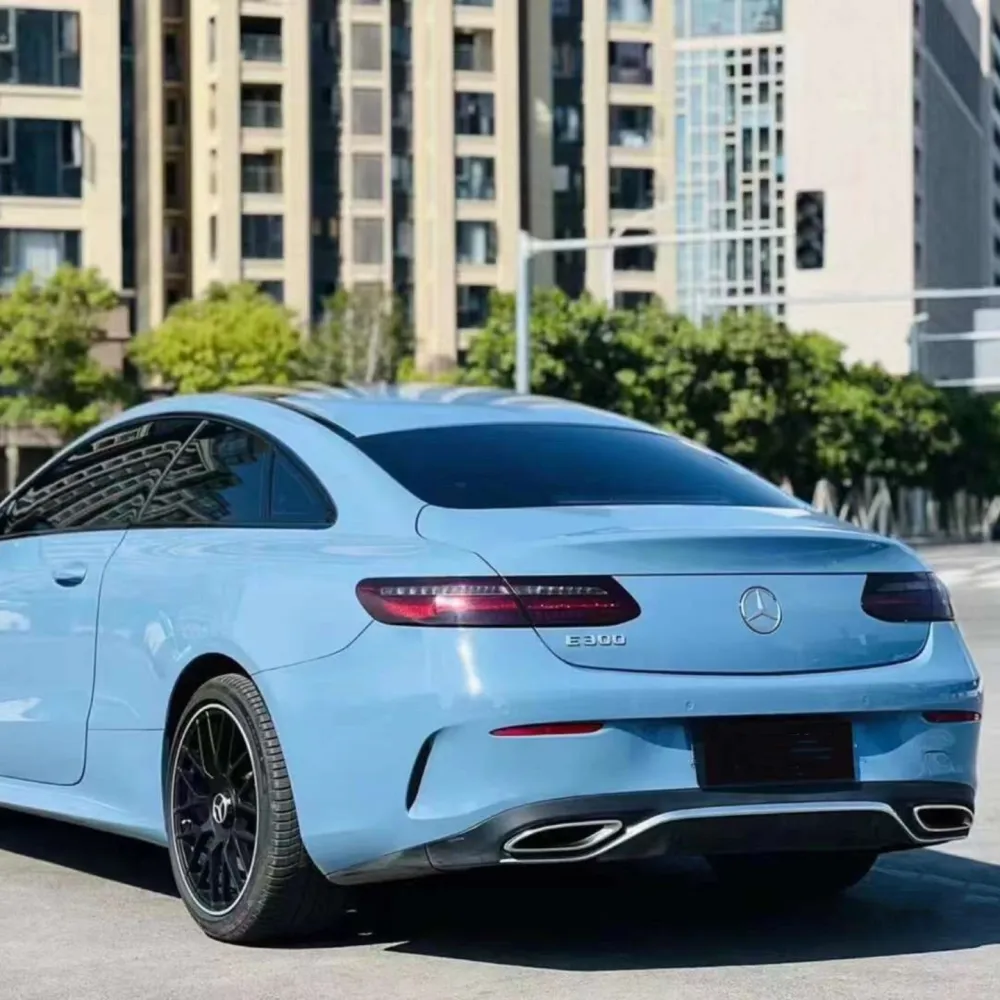 Super Gloss China Blue Car Vinyl Wrap