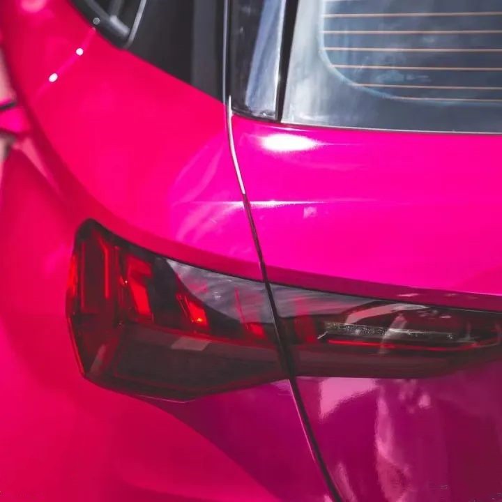  Super Gloss Metallic Rose Red Car Vinyl Wrap