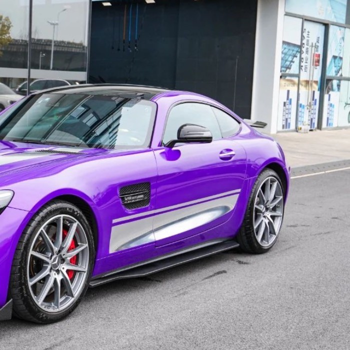 Quality Gloss Metallic Plum Explosion Purple Car Vinyl Wrap For Sale