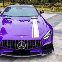 Gloss Metallic Plum Explosion Purple Car Vinyl Wrap