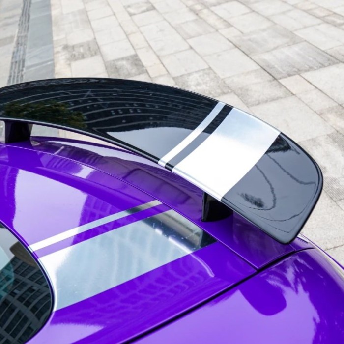 Gloss Metallic Plum Explosion Purple Car Vinyl Wrap