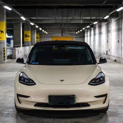 Gloss Khaki Milan Car Vinyl Wrap 02