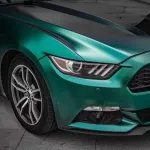 Matte Metallic Emerald Green Car Vinyl Wrap 
