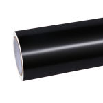 Satin Black Car Vinyl Wrap