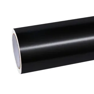 PET Satin Black Car Vinyl Wrap