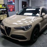 Super Gloss Shine Latte Car Vinyl Wrap