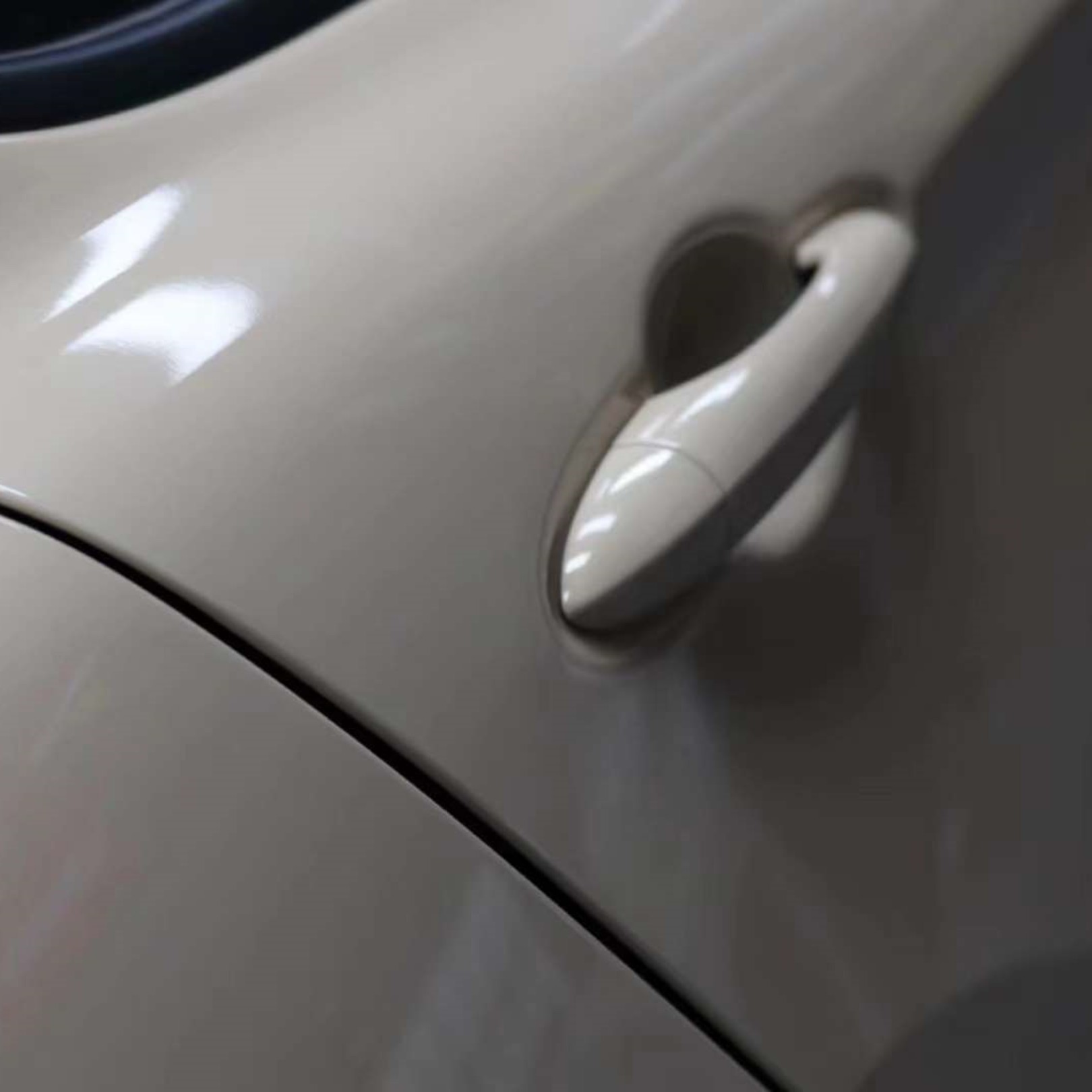 Super Gloss Shine Latte Car Vinyl Wrap